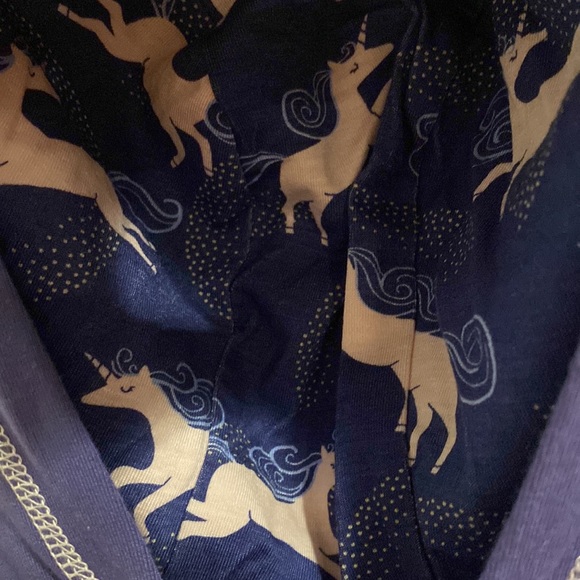 Silkberry Baby Bamboo Fleece Hoodie Dress with Magic Sequins.  Size 2T - Picture 5 of 6